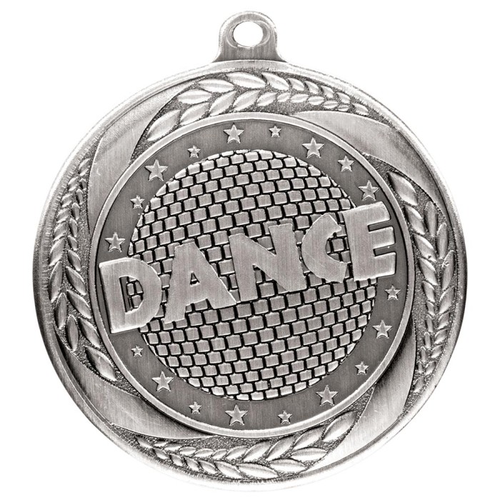TYPHOON DANCE MEDAL 55MM - SILVER